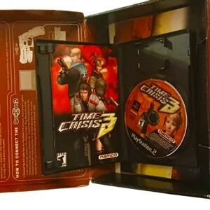 PS2  Time crisis 3 + gun con2